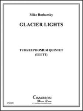 Glacier Lights 3 Euphonium 2 Tuba Quintet P.O.D. cover